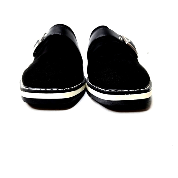 Time and Tru Mules/slides. Black/white Size 6M. - Picture 7 of 10